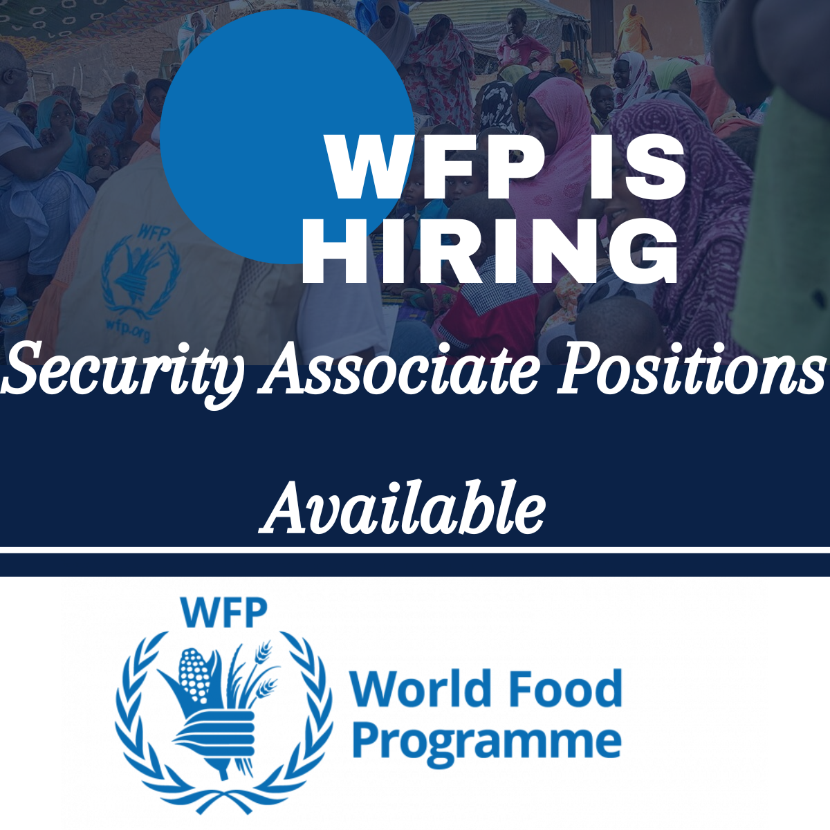 WFP is Hiring: Security Associate Positions Available
