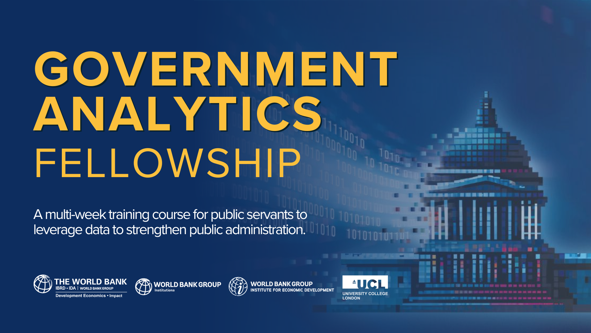 Lead Change With Data: Apply Now for the 2026 World Bank Government Analytics Fellowship Program