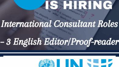 UN Women Is Hiring: Apply Now For International Consultant Roles – 3 English Editor/Proof-reader Positions Available
