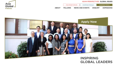 AsiaGlobal Fellows Program 2026: Interdisciplinary Leadership Fellowship – Apply Now!